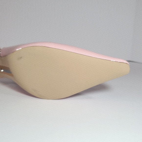 Sam Edelman Bianka Pink Patent Leather Slingback Pumps Pointed Toe MSRP $150 - Picture 16 of 16